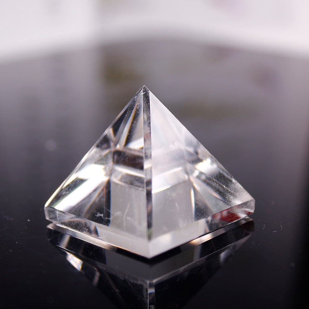 Crystal Pyramid Quartz Healing Stone