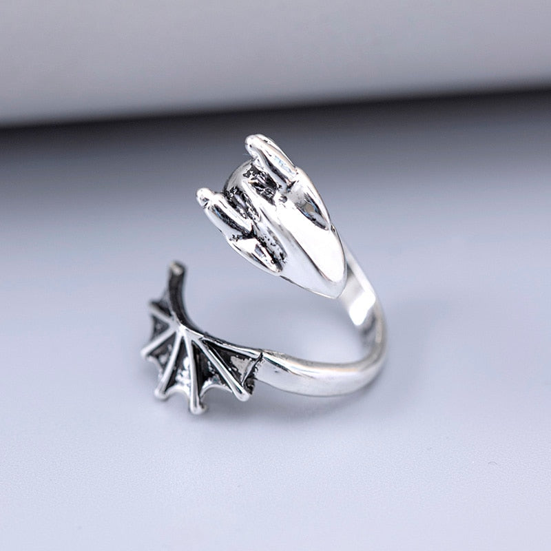 Enamel Dragon Ring