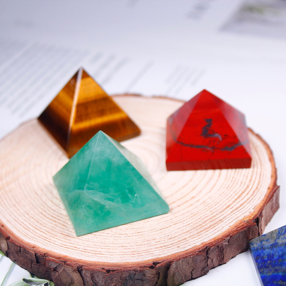 Crystal Pyramid Quartz Healing Stone