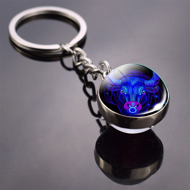 Zodiac Sign Keychain