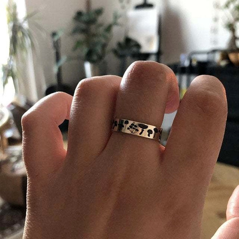 Vintage Mushroom Ring