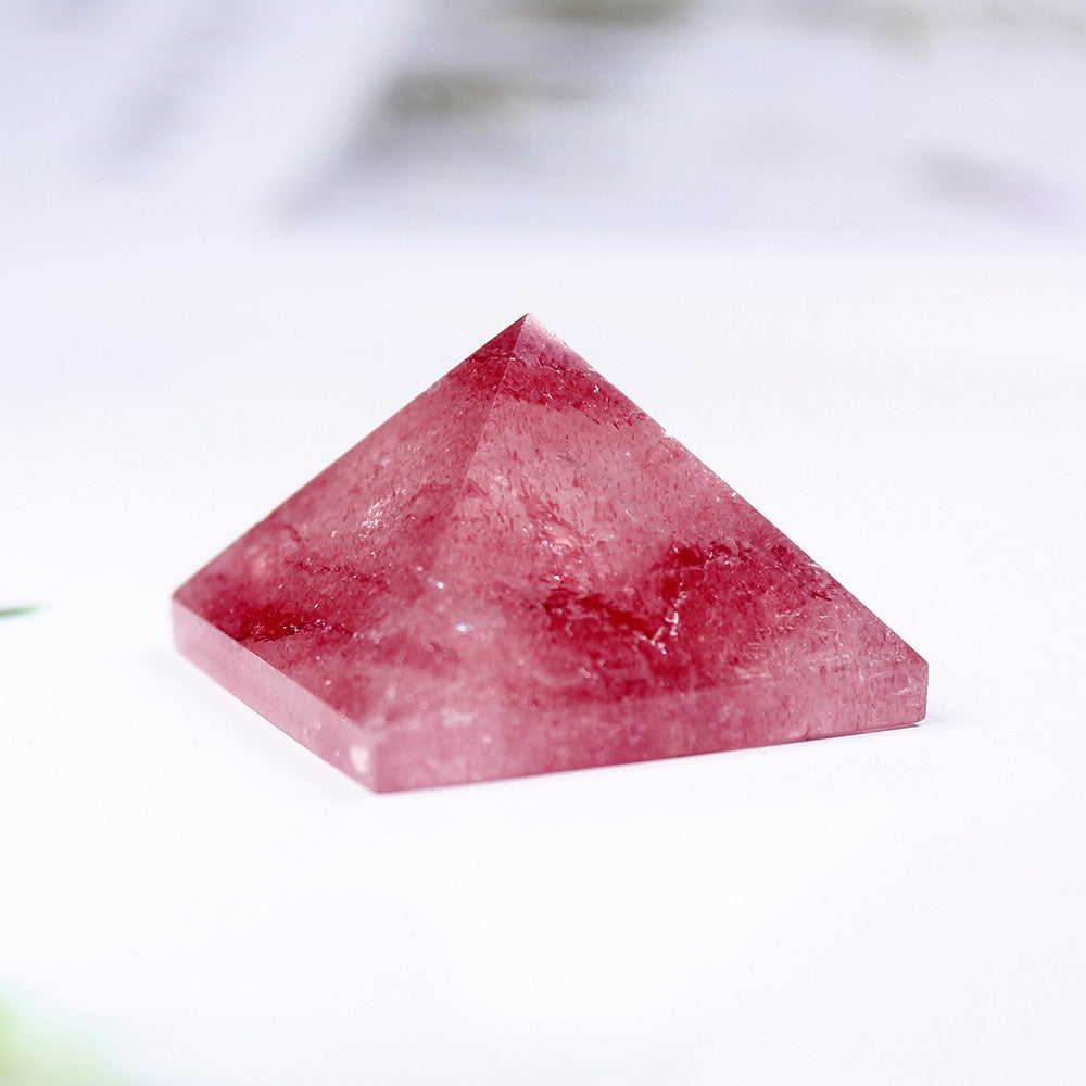 Crystal Pyramid Quartz Healing Stone