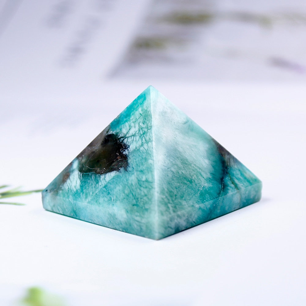 Crystal Pyramid Quartz Healing Stone
