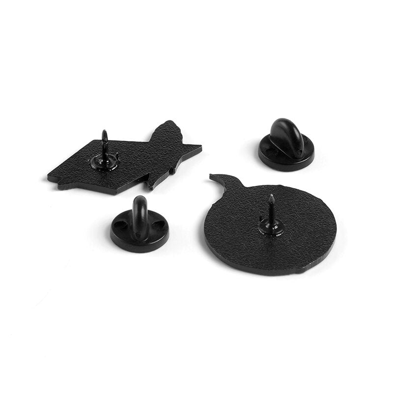 Wave Whale Series Enamel Lapel Pins