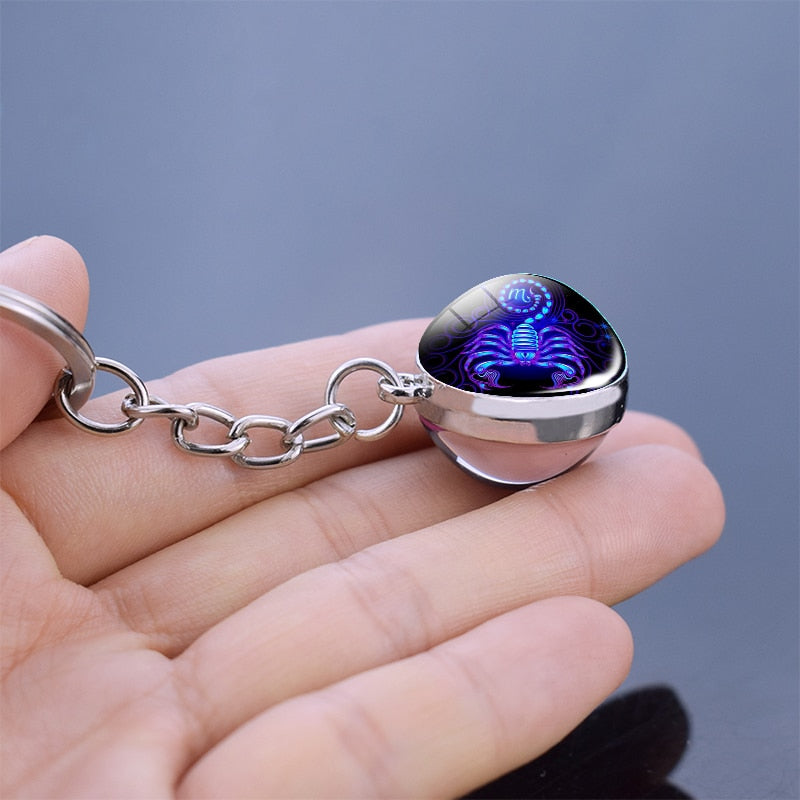 Zodiac Sign Keychain