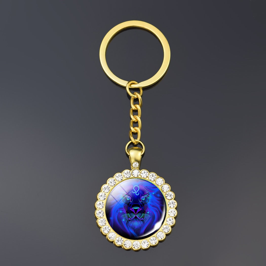 Zodiac Sign Keychain