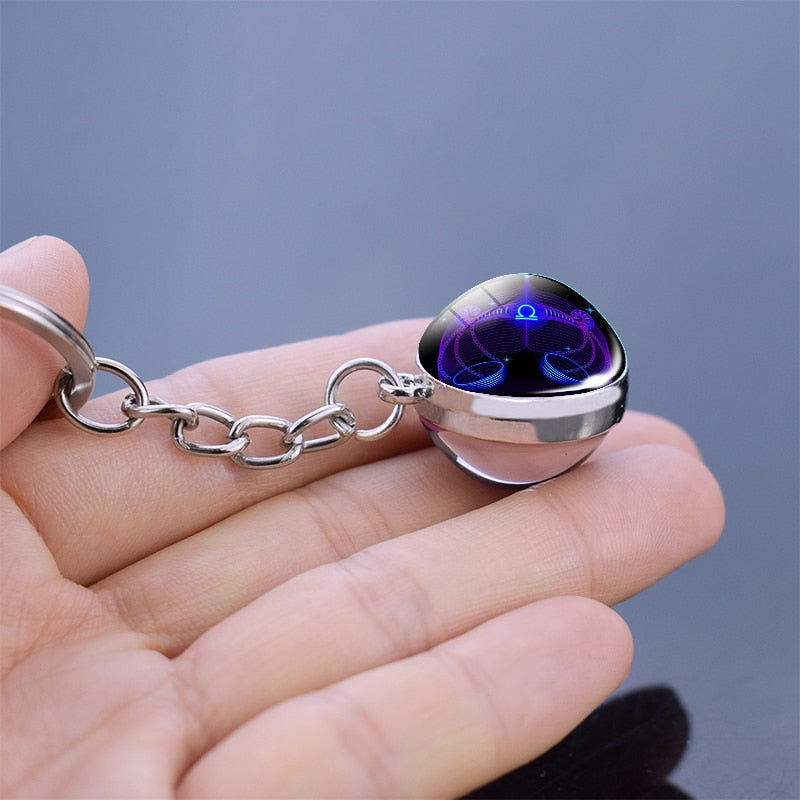 Zodiac Sign Keychain