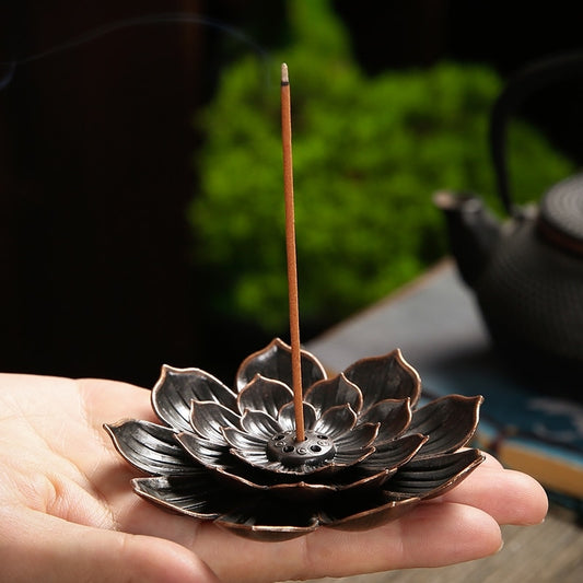 Lotus Incense Burner Stick Holder