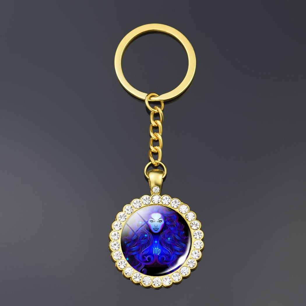 Zodiac Sign Keychain