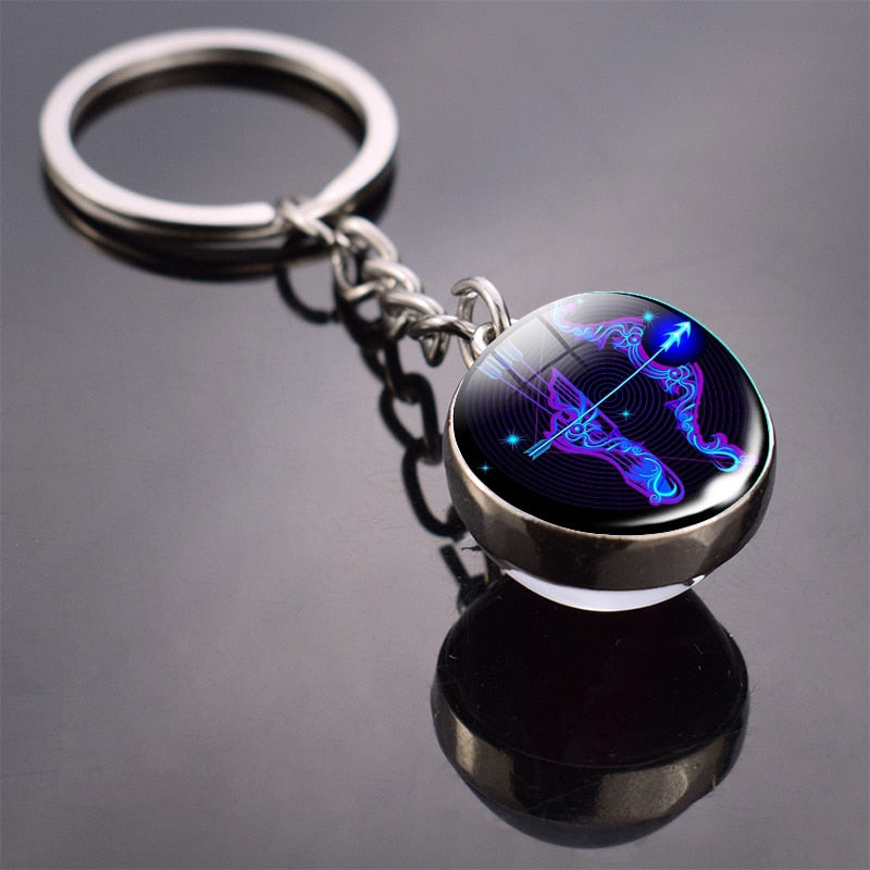 Zodiac Sign Keychain
