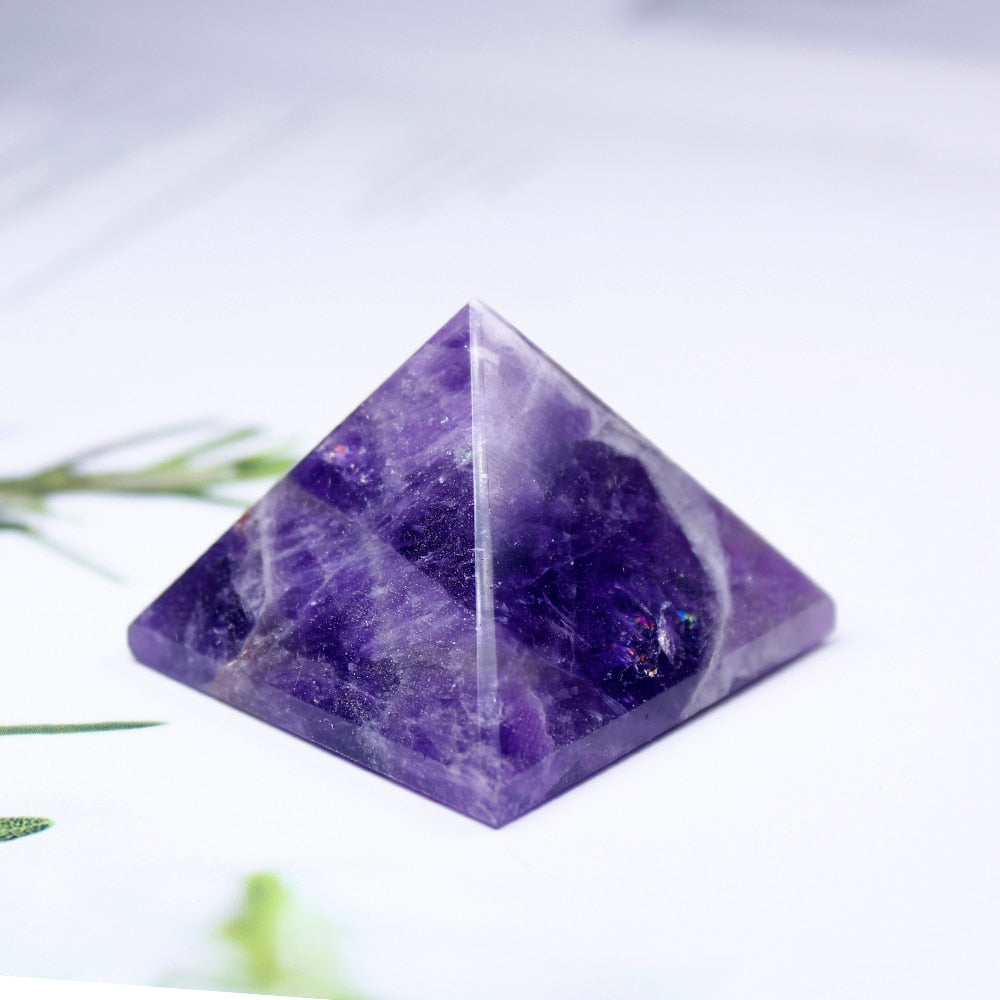 Crystal Pyramid Quartz Healing Stone