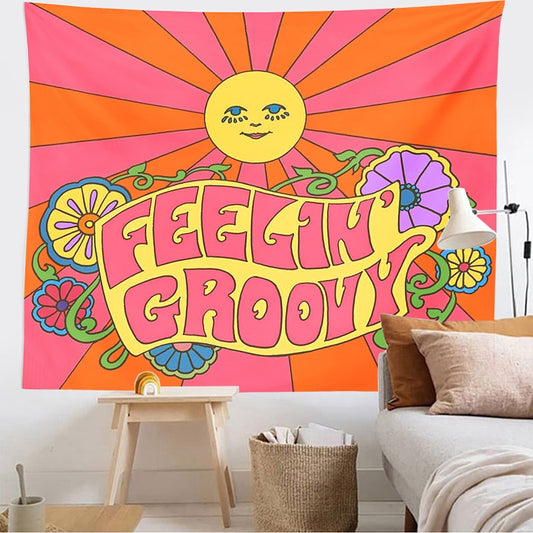 80s Aesthetic Tapestry