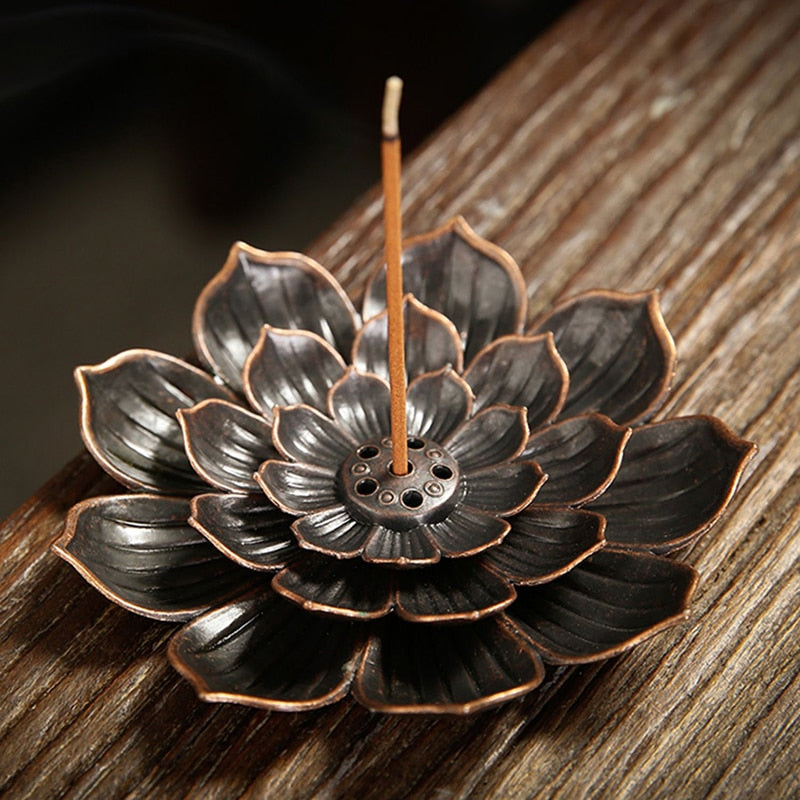 Lotus Incense Burner Stick Holder