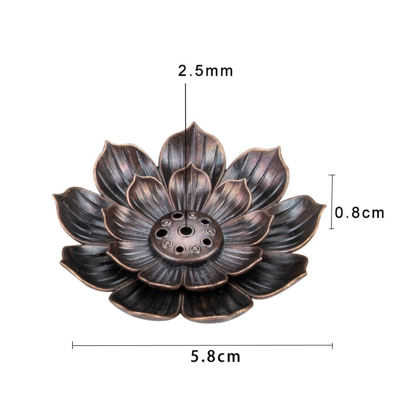Lotus Incense Burner Stick Holder