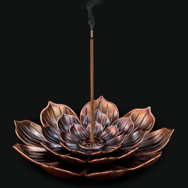 Lotus Incense Burner Stick Holder
