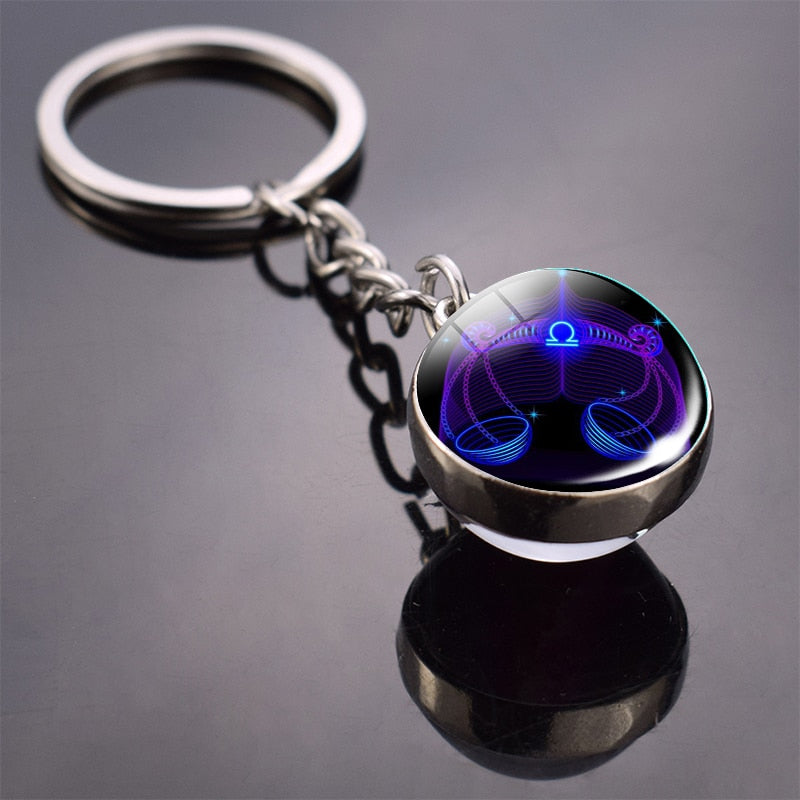 Zodiac Sign Keychain