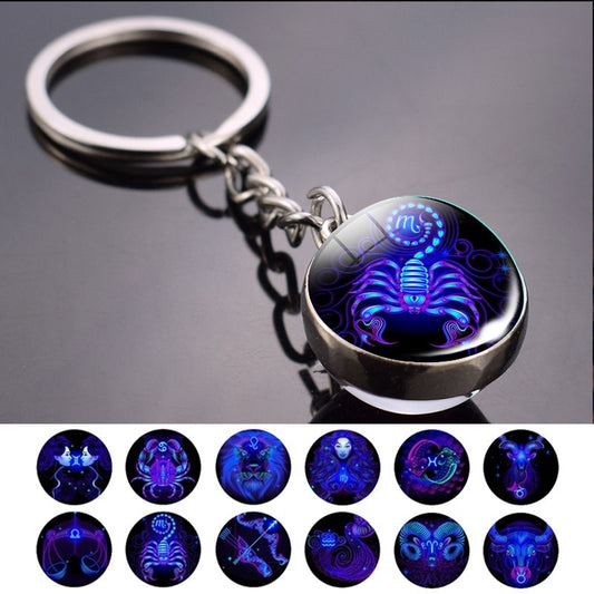 Zodiac Sign Keychain