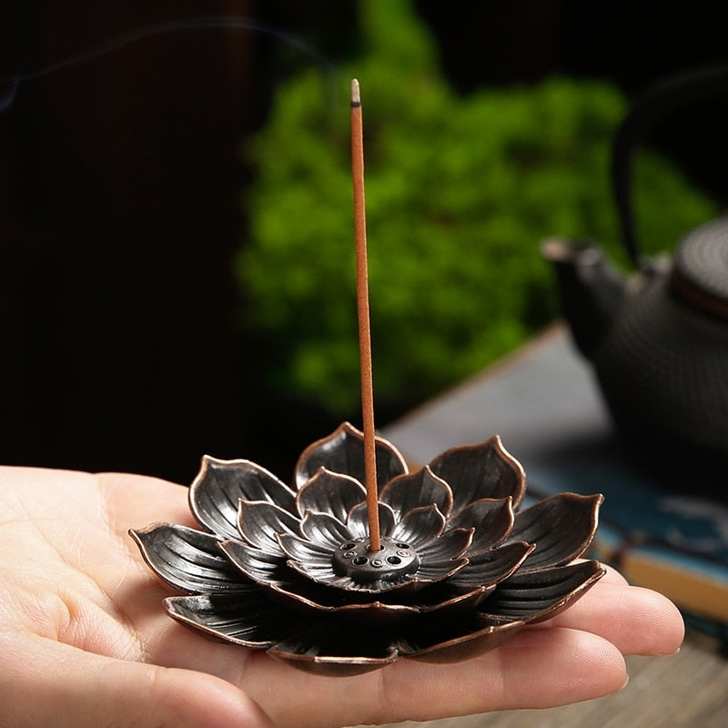 Lotus Incense Burner Stick Holder