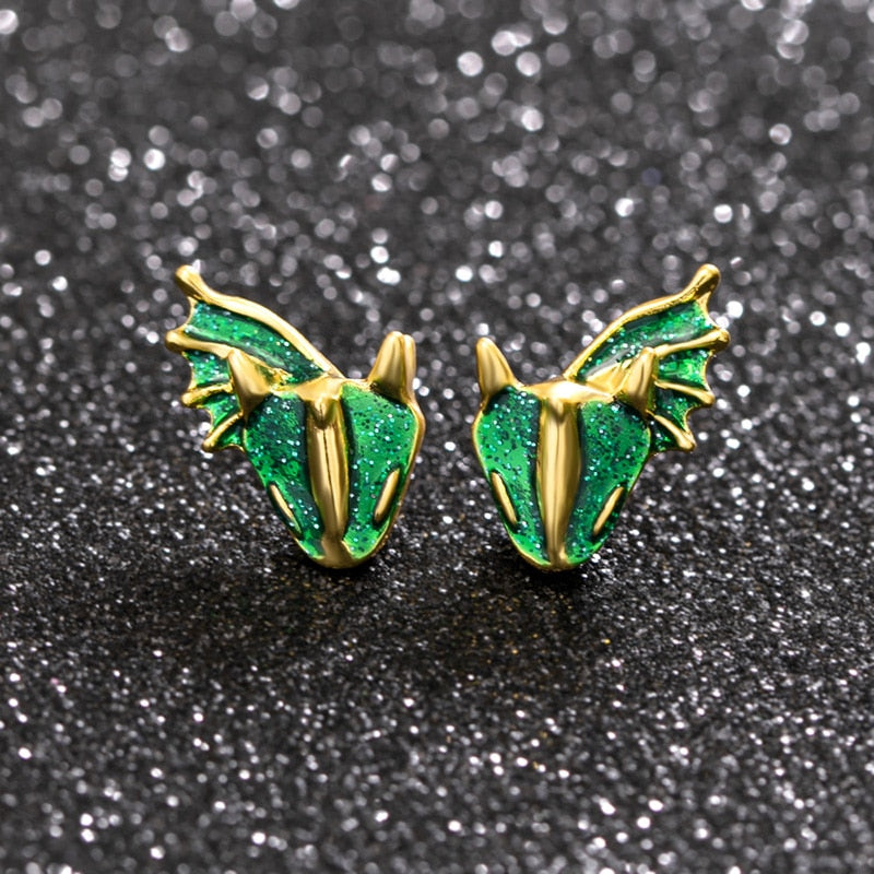 Enamel Dragon Ring